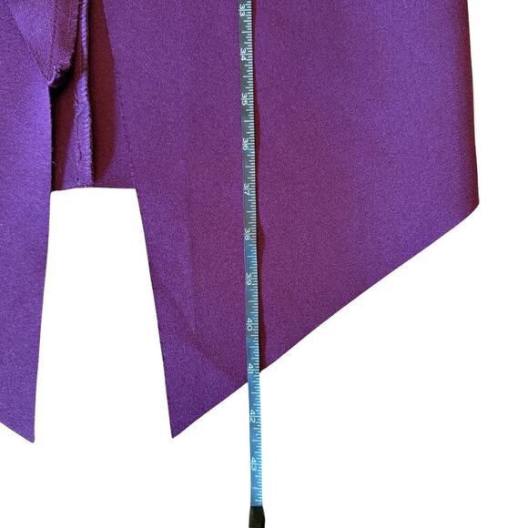 Elliatt Strapless Purple Midi Dress with Ruffle Detail | Size Small 812B2 - Picture 7 of 15